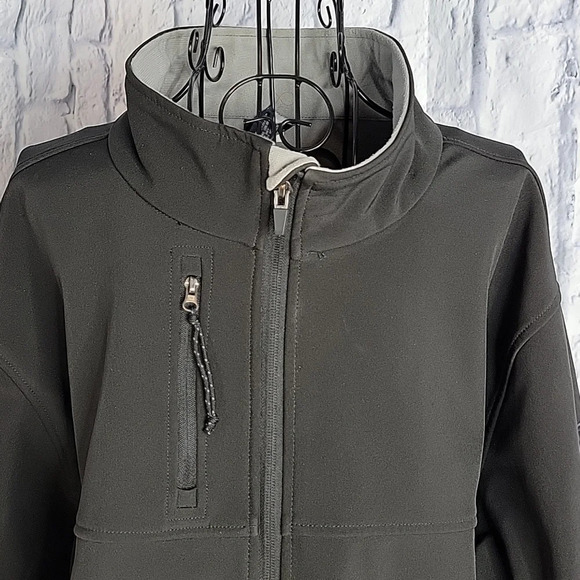 CHARLES RIVER Apparel Ultimate Soft Shell All‎ Seasons Black Jacket XL - Picture 2 of 10